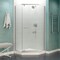 Anzzi Castle 49" x 72" Semi-Frameless Shower Door in Brushed Nickel SD-AZ056-01BN - alternate 2